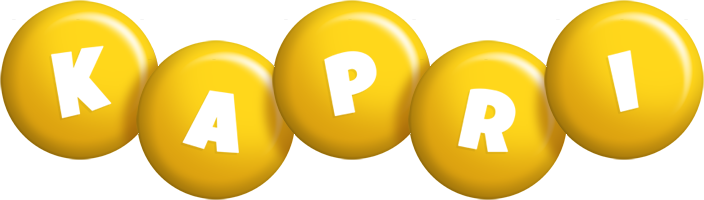 Kapri candy-yellow logo
