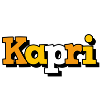 Kapri cartoon logo