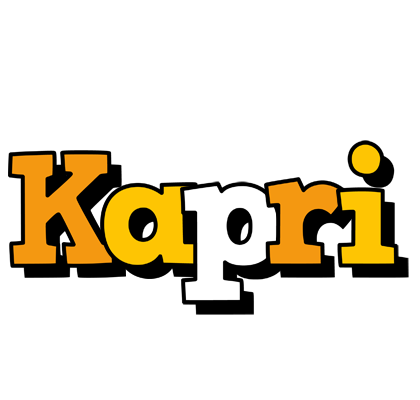 Kapri cartoon logo