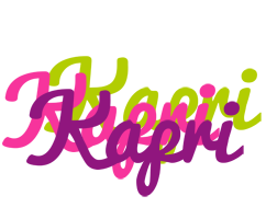 Kapri flowers logo