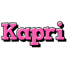 Kapri girlish logo