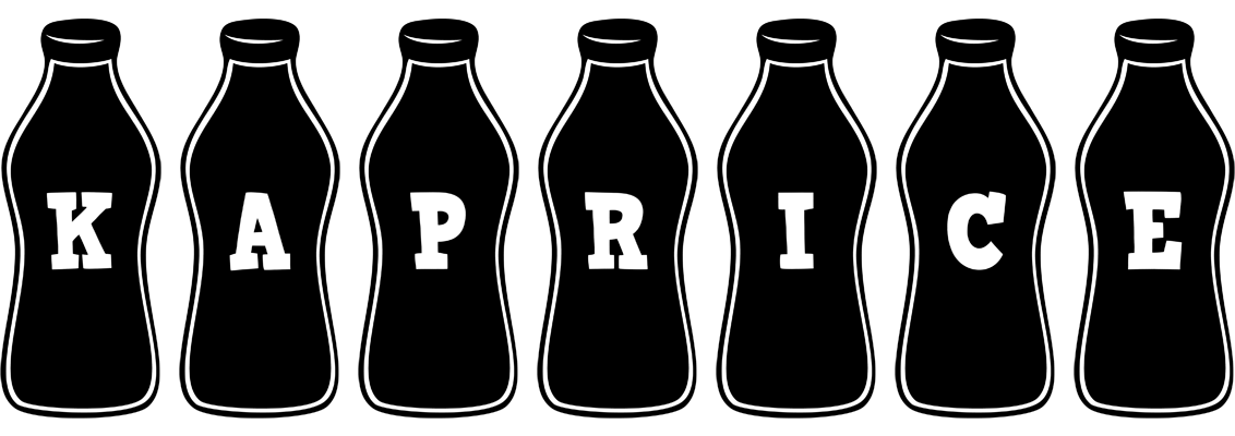 Kaprice bottle logo
