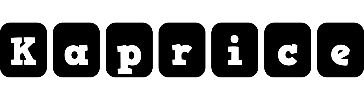 Kaprice box logo