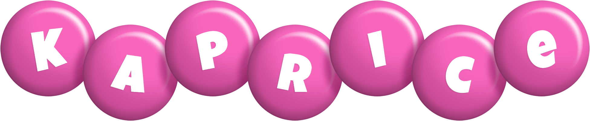 Kaprice candy-pink logo