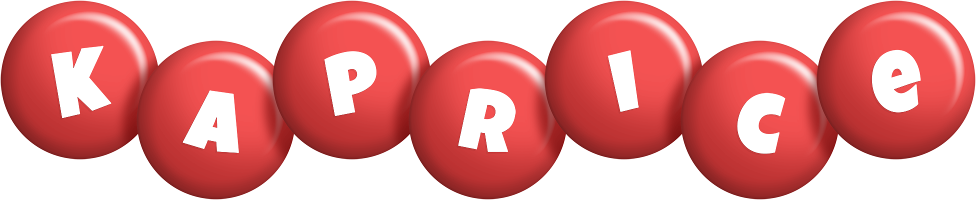 Kaprice candy-red logo