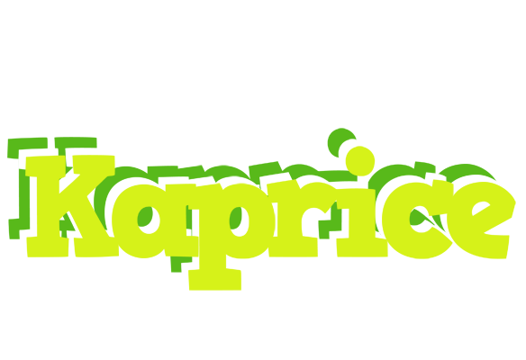 Kaprice citrus logo