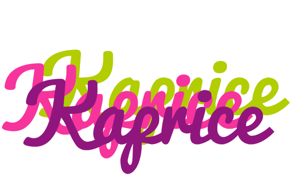 Kaprice flowers logo