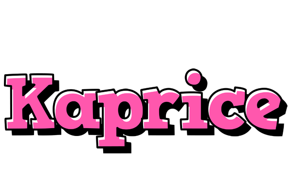 Kaprice girlish logo