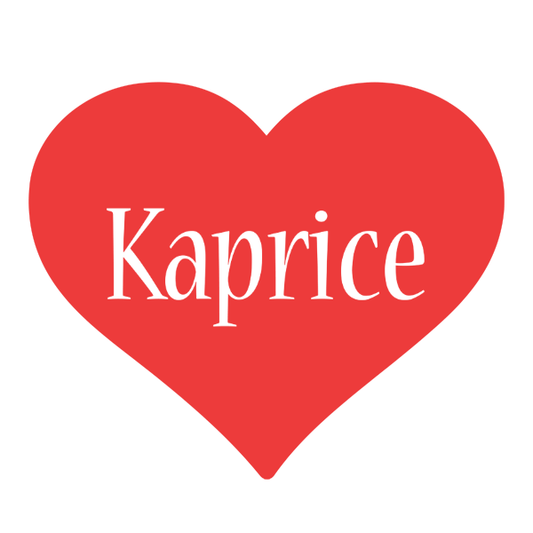 Kaprice love logo