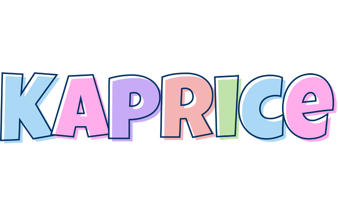 Kaprice pastel logo