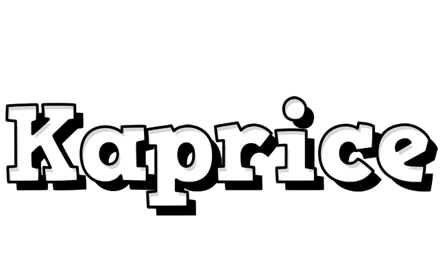 Kaprice snowing logo