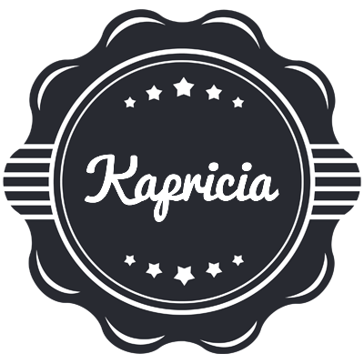 Kapricia badge logo