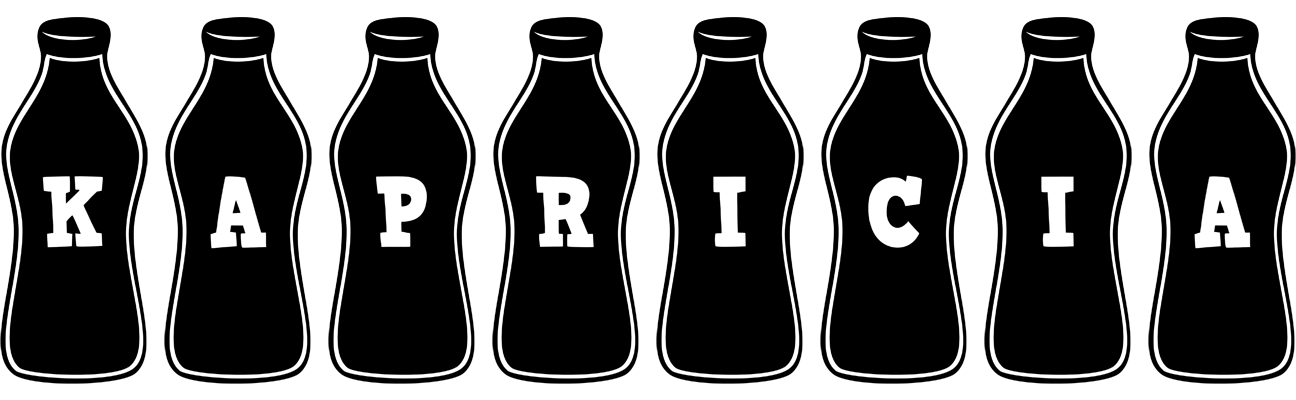 Kapricia bottle logo