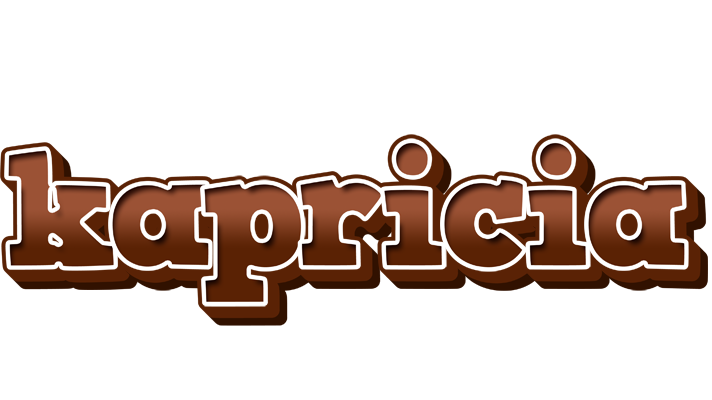 Kapricia brownie logo