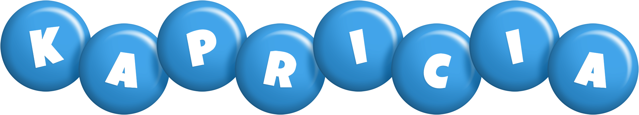 Kapricia candy-blue logo