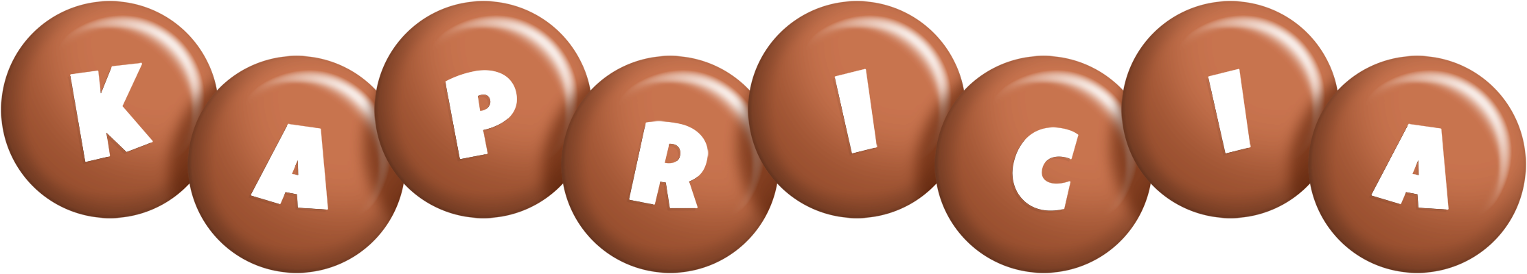 Kapricia candy-brown logo