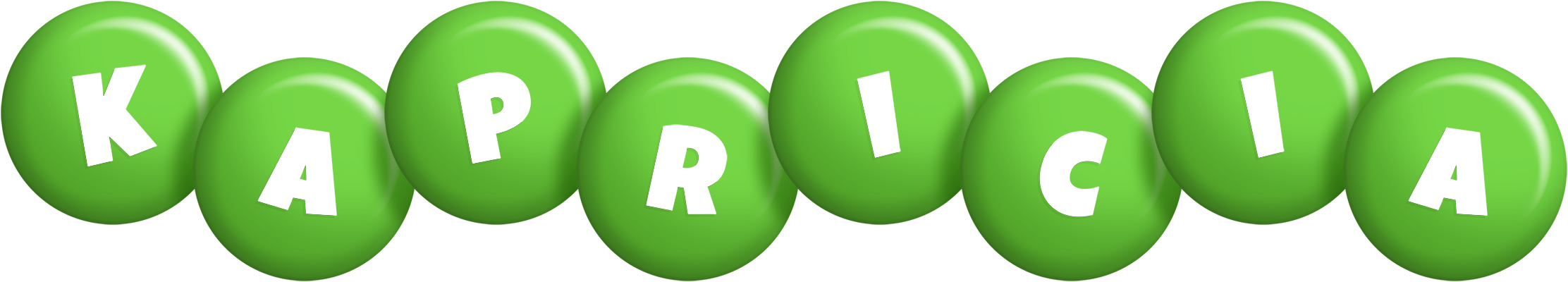 Kapricia candy-green logo