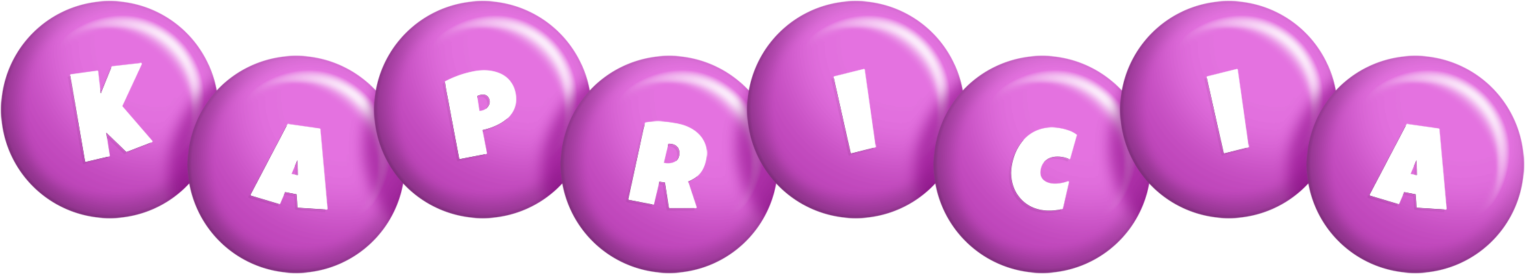 Kapricia candy-purple logo