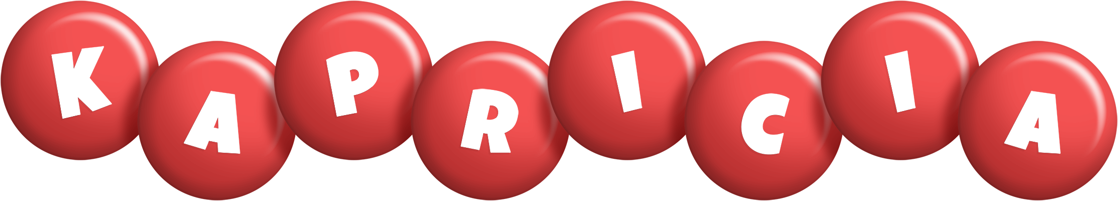 Kapricia candy-red logo