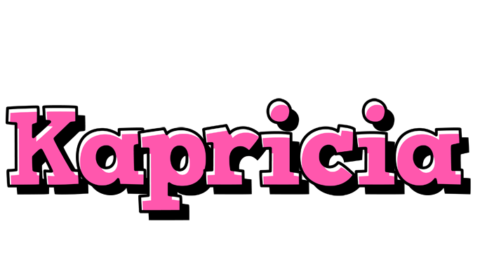 Kapricia girlish logo