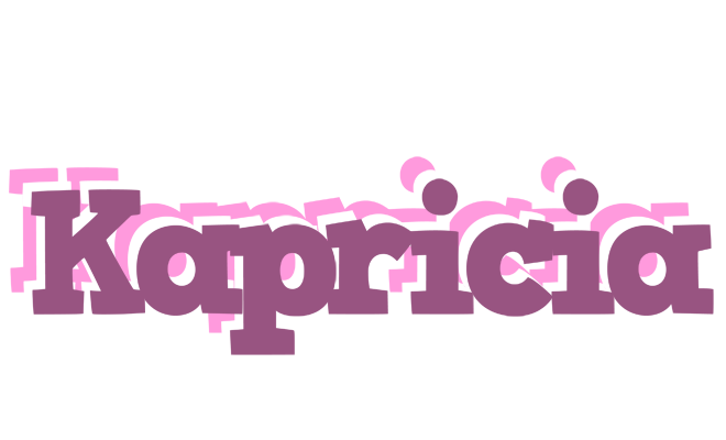 Kapricia relaxing logo