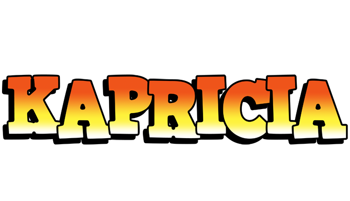 Kapricia sunset logo