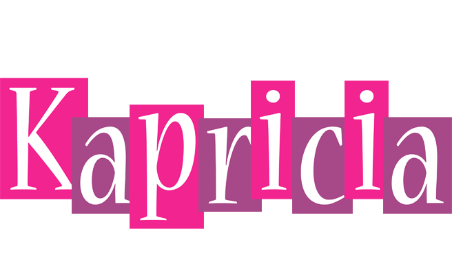 Kapricia whine logo