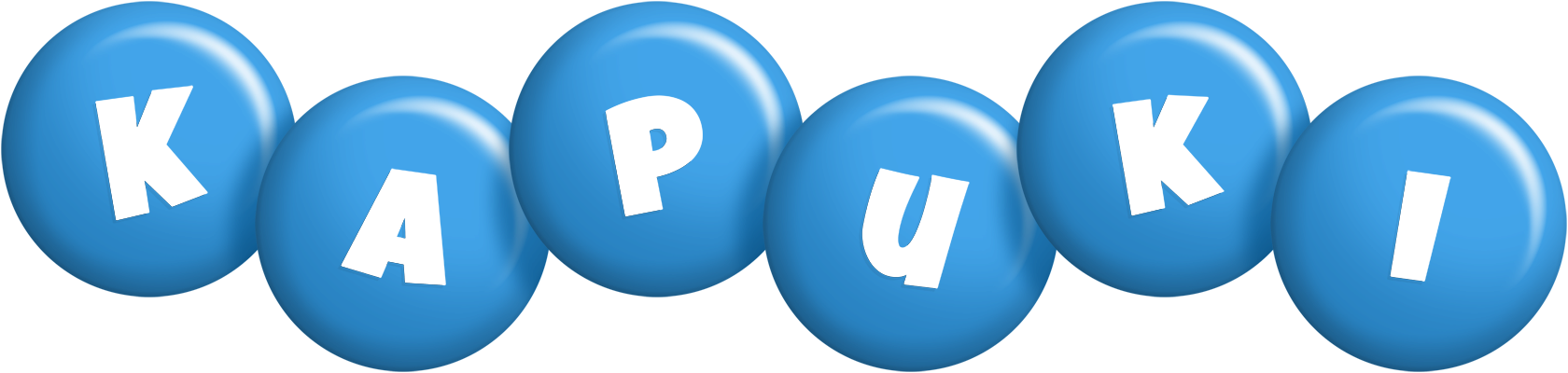 Kapuki candy-blue logo