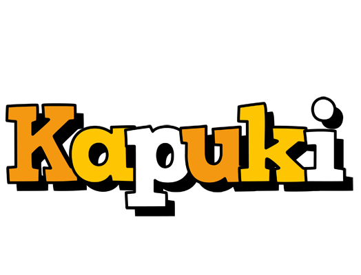 Kapuki cartoon logo
