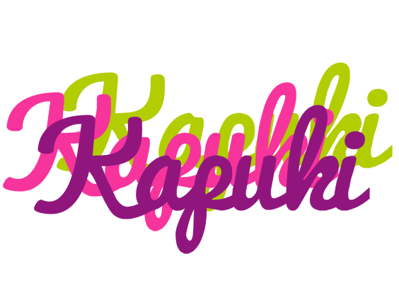 Kapuki flowers logo