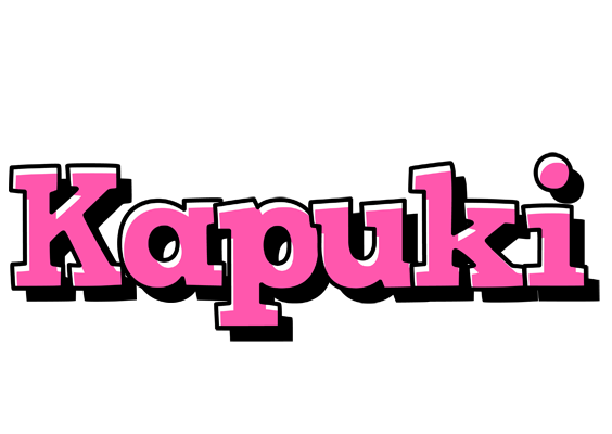 Kapuki girlish logo