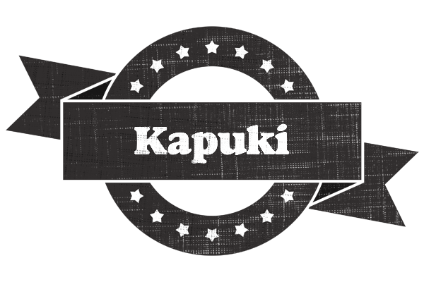 Kapuki grunge logo