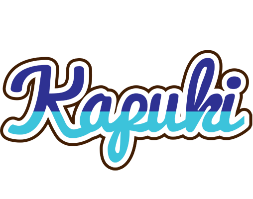 Kapuki raining logo