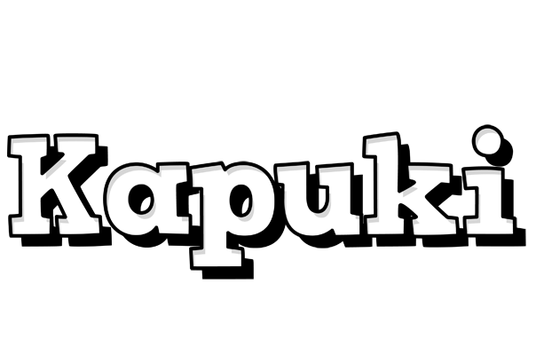 Kapuki snowing logo
