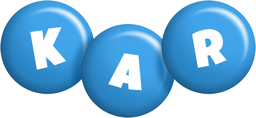 Kar candy-blue logo