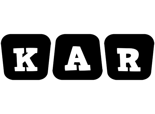Kar racing logo