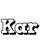 Kar snowing logo