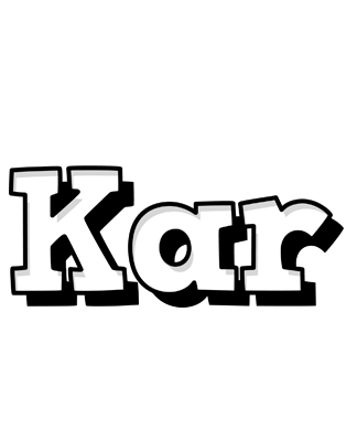 Kar snowing logo