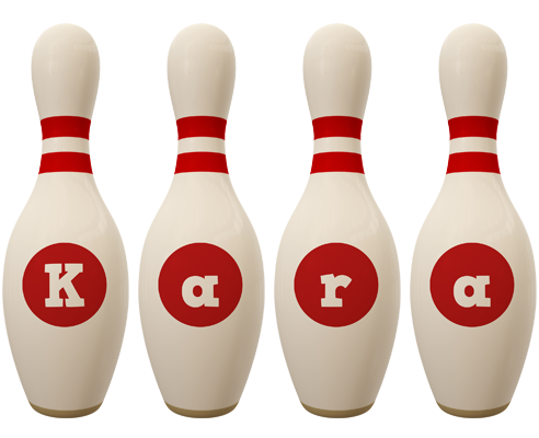 Kara bowling-pin logo