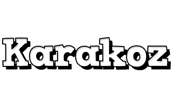 Karakoz snowing logo