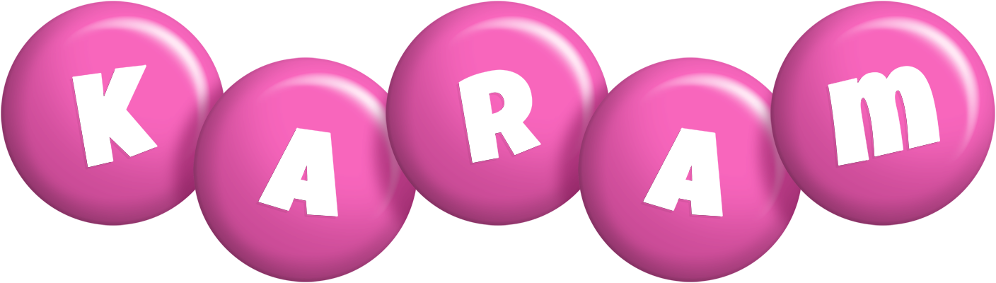 Karam candy-pink logo