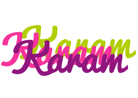 Karam flowers logo