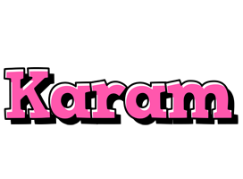 Karam girlish logo