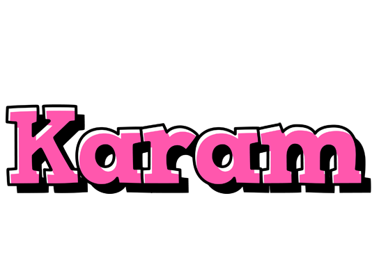 Karam girlish logo