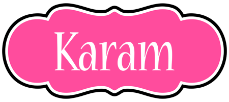 Karam invitation logo