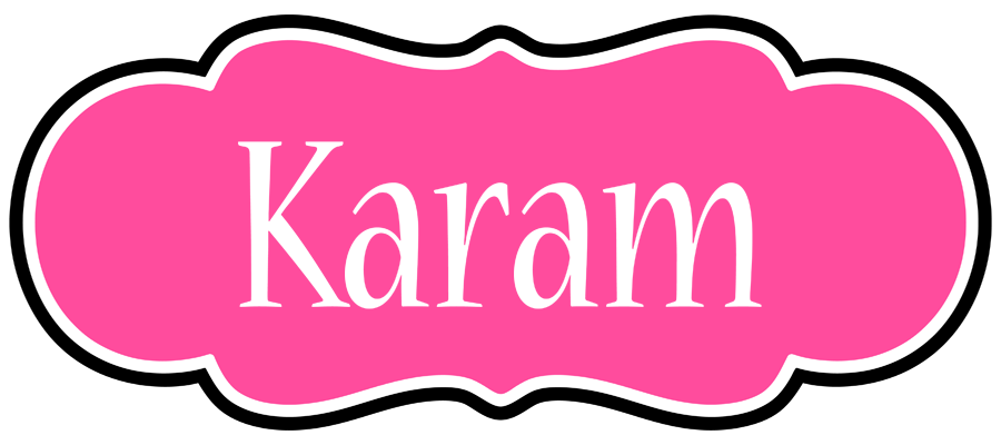 Karam invitation logo