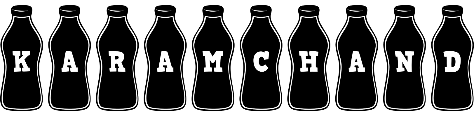 Karamchand bottle logo