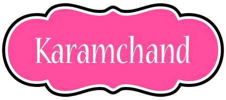 Karamchand invitation logo