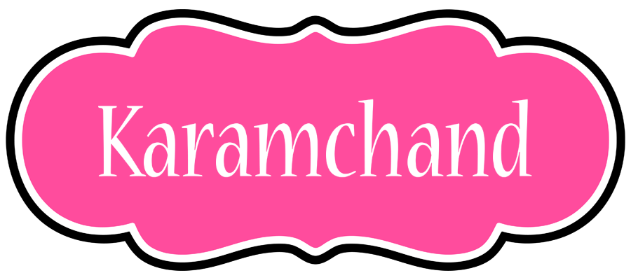 Karamchand invitation logo