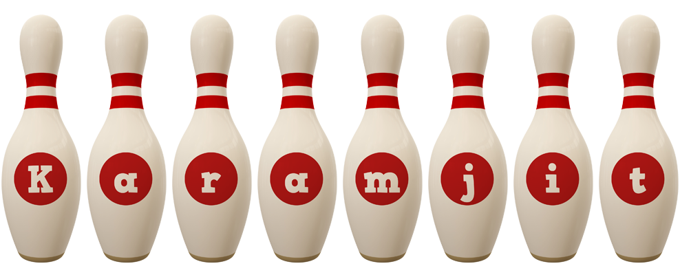 Karamjit bowling-pin logo